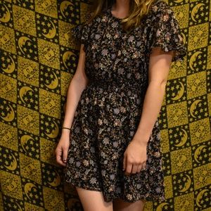 Floral Ruffled Dress